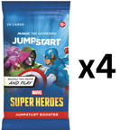 4 Marvel Super Heroes Jumpstart Packs