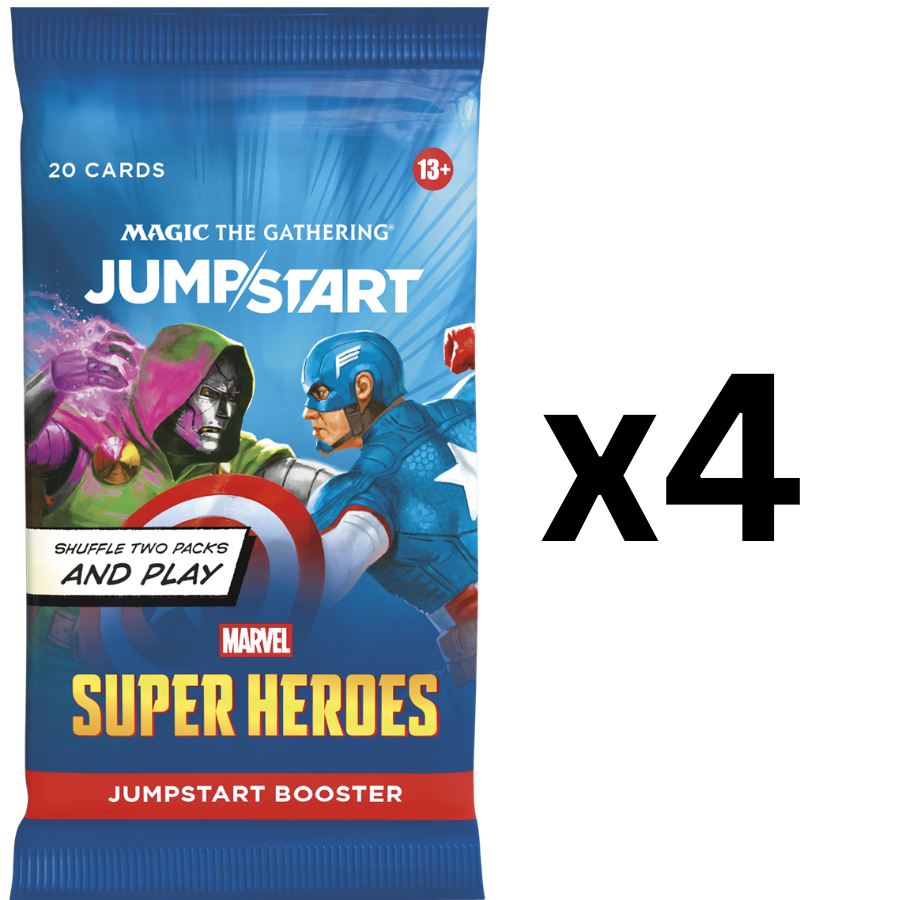 4 Marvel Super Heroes Jumpstart Packs