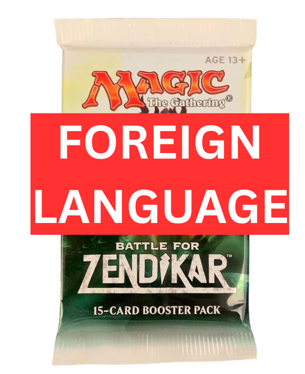 FOREIGN LANGUAGE Battle for Zendikar Booster Pack